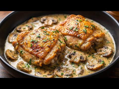 BESTES Knuspriges Hähnchen in cremiger Soße! 😋 Es fällt immer perfekt aus