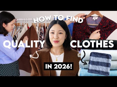 HOW TO TELL IF CLOTHES ARE ACTUALLY HIGH QUALITY (Before You Buy)
