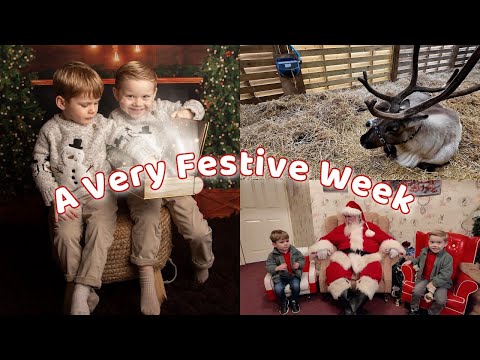 Spend A Week In December With Me! First Nativity, Reindeers & Christmas photoshoot!
