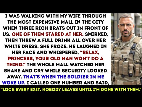 Rich Thugs Threw Drinks On My Wife In Mall—Her Billionaire Commando Husband Closed Every Exit