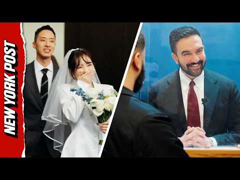 Couples Shocked to See Mayor Mamdani Officiating Marriages