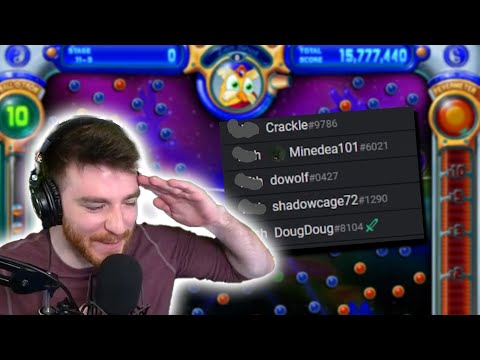 Doug is DRAFTED for a Peggle Tournament