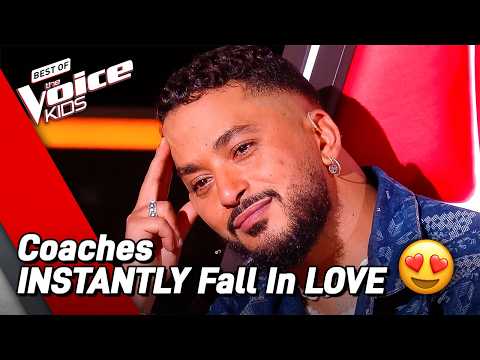 Coaches FALL IN LOVE with these KIDS Voices! 😍