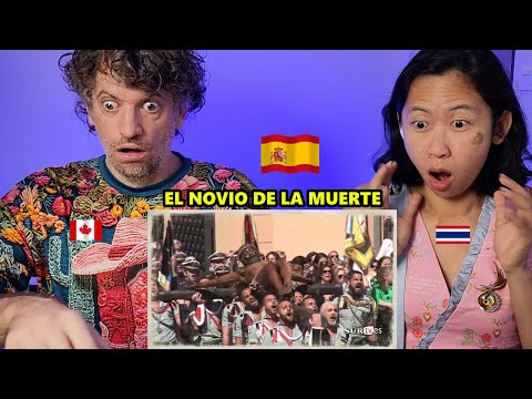 FIRST TIME REACTING to LEGIONARIOS cantando EL NOVIO DE LA MUERTE - Semana Santa de Málaga 2016