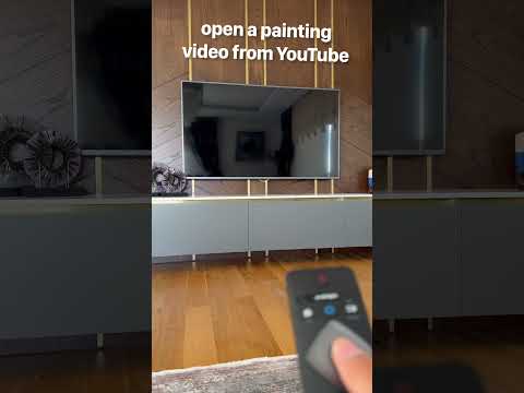 How I transformed my TV into a framed painting!!!  #frametvart #homedecoration