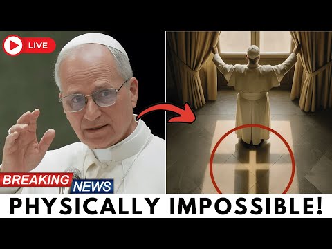 ✝️ Pope Leo XIV Ordered the Curtains Opened… And the Sun Formed a Cross on the Floor
