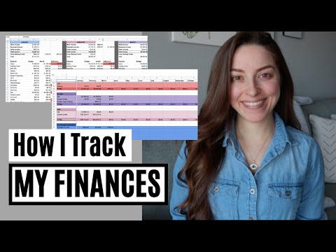 How I Track My Finances | GOOGLE SPREADSHEETS, DEBT, SPENDING, NET WORTH, ONLINE INCOME