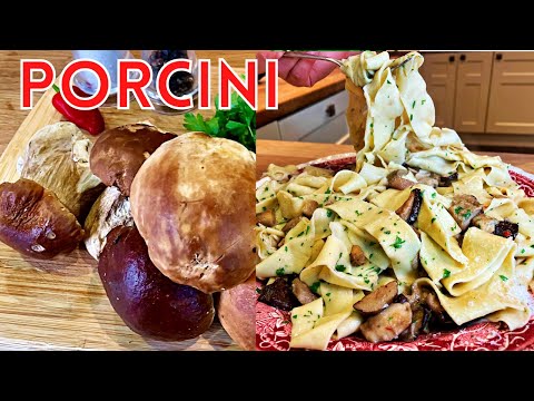 How to Make Pappardelle ai Porcini - Fresh Porcini Mushroom Pasta like an Italian