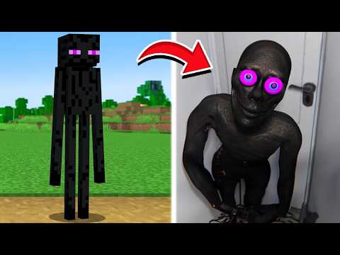 Minecraft MOBS im ECHTEN LEBEN AUFGENOMMEN! 😨