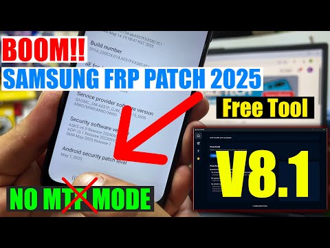 Samsung FRP BYPASS New FRP Unlock Tool Android 13/14/15/16 Google Account Remove