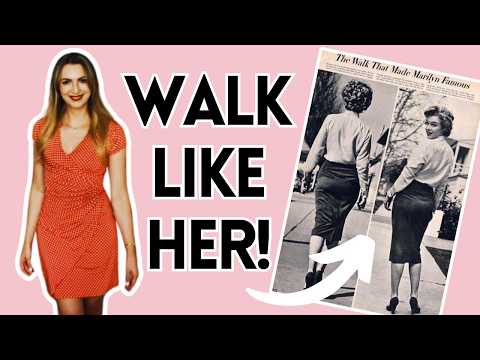 Marilyn Monroe's Iconic Feminine Walk Explained!