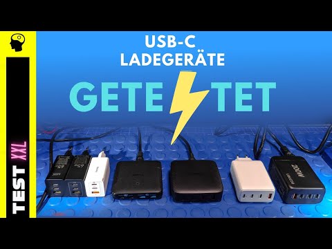 GaN USB-C Charger 65W - 200W - zersägt und getestet | USB Ladegeräte Test