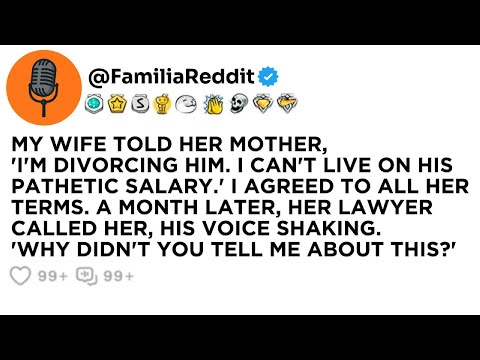 MY WIFE TOLD HER MOTHER, 'I'M DIVORCING HIM. I CAN'T LIVE ON HIS PATHETIC SALARY.' I AGREED TO...