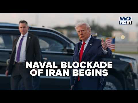 Trump Announces U.S. Navy Blockade of Strait of Hormuz After Iran Talks Stall