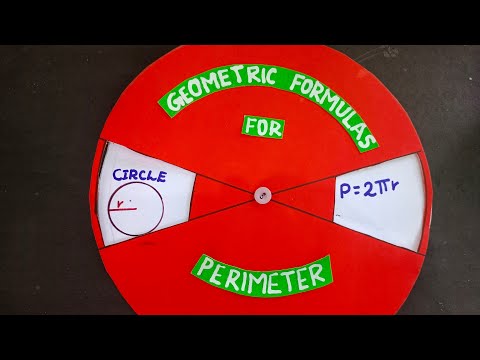 Maths Model| Maths Working  Model| Maths Project| MathsTLM| Geometric Formulas For Perimeter|