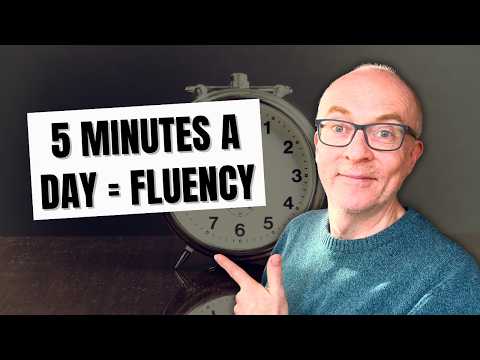 Fluency in 5 minutes a day (with the chunking method)