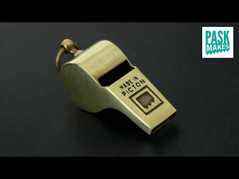 How to make a Brass Pea Whistle - and Getting it to Work!