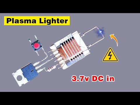 Plasma arc lighter homemade, I make electric lighter