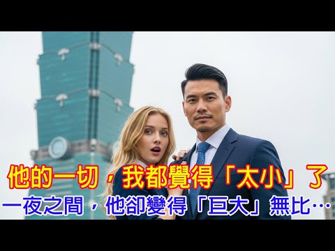 這位美國妻子曾抱怨臺灣丈夫「太小」，但如今卻反過來說他「太大」讓她吃不消。