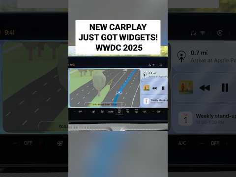 Apple Carplay Showcased at WWDC 2025! #shorts