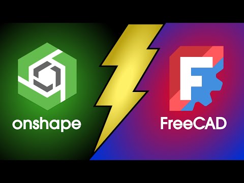 FreeCAD VS Onshape - Who's the best ? Choice for Beginner (Simple Part and Assembly)