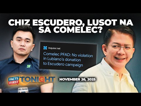 Lusot na ba si Chiz Escudero sa Comelec?