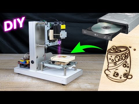 HOW to make CNC LASER engraver DIY from DVD drive