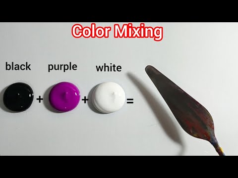Guess the final color 🎨 | Satisfying video | Art video | Color mixing video | Paint mixing video