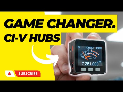 CI-V Hubs: A Game-Changer for Ham Radio! VE2DX Showcase