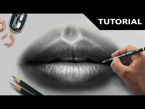 Draw Hyper Realistic lips | Step-by-step | Easiest method