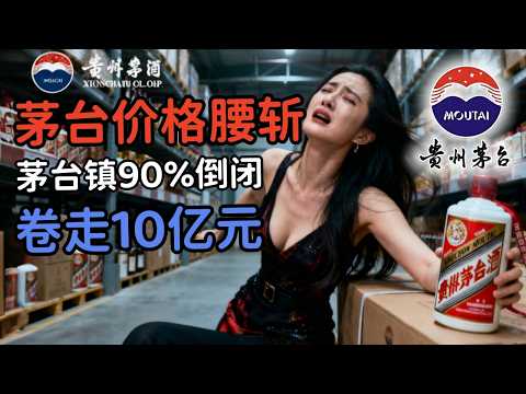 茅台崩盘！价格腰斩，仓库堆成坟场！股民、黄牛、厂长全傻眼！贵州仁怀变“鬼城”！茅台厂裁员潮全面爆发！#经济下行#茅台#贪腐