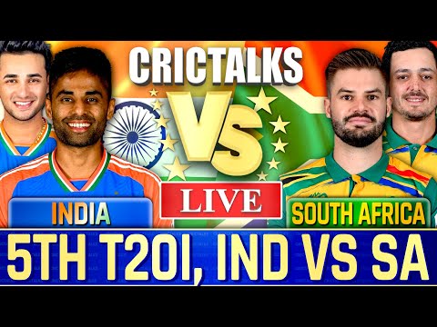 🔴 Live: India vs South Africa, 5th T20I, Live Cricket Match Commentary, Scores 2nd Innings