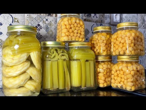 تخضيرات رمضان2024طُرُقْ الإحتفاظ بالحميصة الخرشف والقرنون مدة عام وخارج الثلاجة 💯💪👌🏻