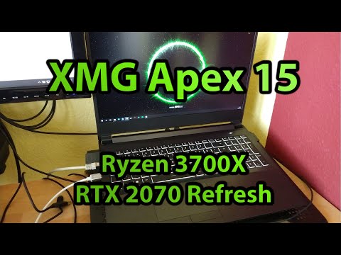 XMG Apex 15 Laptop Early Review (Ryzen 3700X, RTX 2070 Refresh)