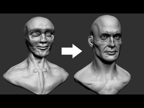 How to Improve Your Face Sculpting in ZBrush - Real time Sculpting