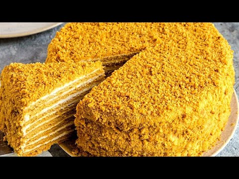 THE MOST DELICIOUS HONEY CAKE! A melt-in-your-mouth HONEY CAKE!