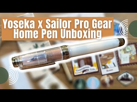 Exciting Unboxing with surprise gifts included! Yoseka x Sailor Pro Gear Fountain Pen