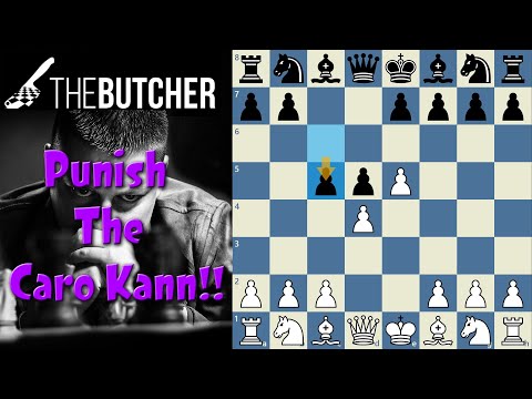 Beat Caro Kann Advanced 3.e5 c5 with Hyper-Aggressive 4.dxc5!!