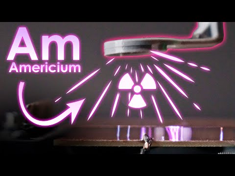 Americium - A Metal, That Can VISUALIZE RADIATION!