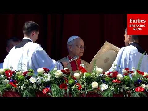 FULL CEREMONY: Pope Leo XIV Holds First Easter Mass Of His Papacy, Delivers Urbi Et Orbi Blessing