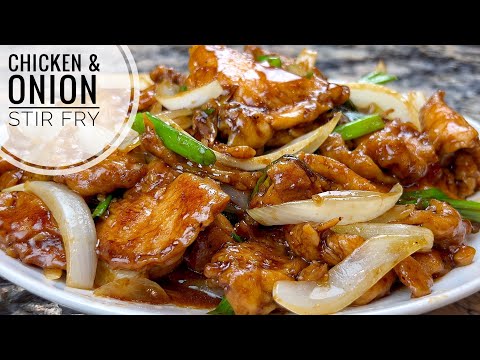 Chicken And Onion Stir Fry | Flavorful, Tender And Juicy Chicken Stir Fry With Vegetable