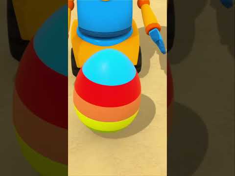 Roboter suchen Ostereier! 🥚🤖 @LeoderLastwagen #cartoon