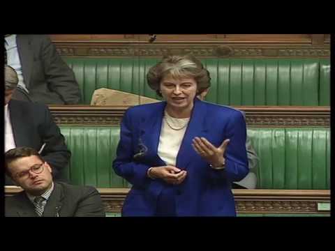Theresa May maiden speech in the House of Commons - 2 June 1997