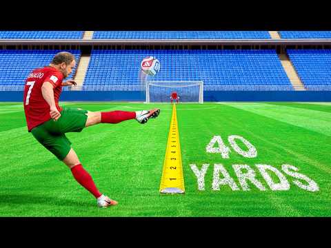 Recreating World Cup Goals from 1-40 Yards