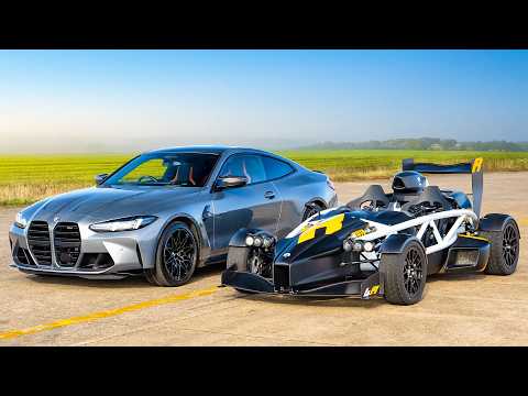 BMW M4 v Ariel Atom 4R: DRAG RACE