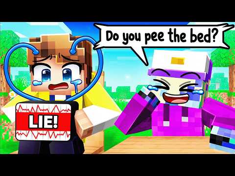 Using a FAKE LIE DETECTOR to Troll My Friend in Minecraft…