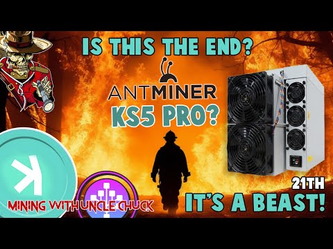 Antminer KS5 Pro Kaspa MIner Is A Beast But? Time To Start Sweating If Your A Kaspa Miner!