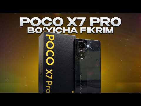 Poco X7 Pro PUBGda necha FPS beradi?