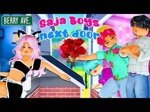 FALLING in Love with 5 HOT SAJA BOYS NEXT DOOR (Berry Avenue Story)
