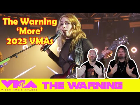 Musicians react to hearing The Warning Performs "More" | 2023 VMAs!